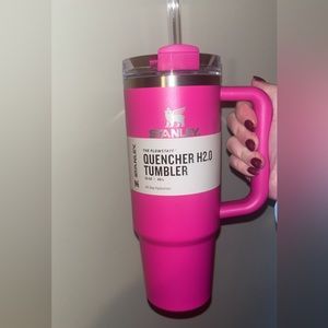 30 oz hot pink Stanley tumbler